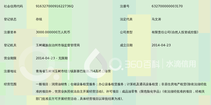 玉树中园加油站